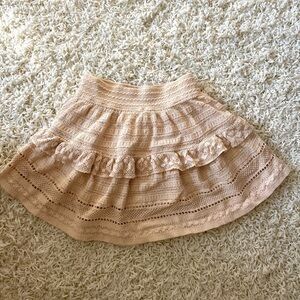Aerie tan boho skirt high waisted xs